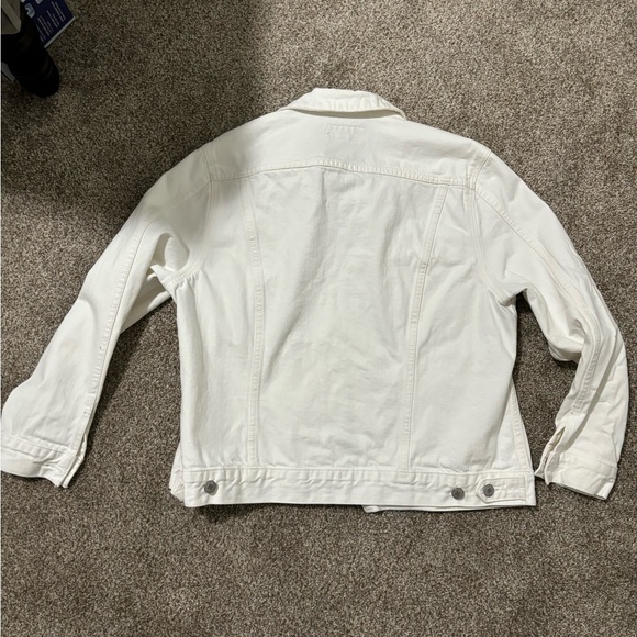 White Denim Lucky Jean Jacket - Picture 5 of 5